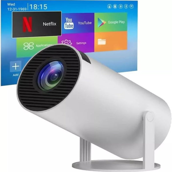 CineVision 4K: Transforme qualquer parede em uma tela de cinema.